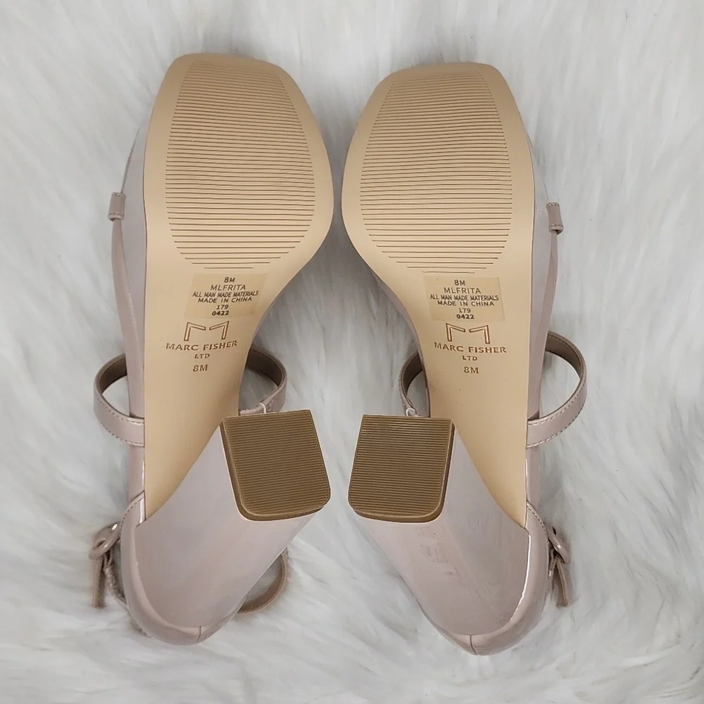 Marc Fisher LTD Frita Nude High Heels - New In Box